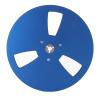 1/4 7 Inch Empty Tape Reel Aluminum Alloy 3 Hole Opening Machine Part Opener Empty Plate for TEAC (Blue) view 1