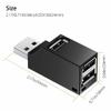 USB 3.0 HUB Adapter Extender Mini Splitter Box for PC Laptop Mobile Phone High Speed U Disk Reader (Color : A) view 2