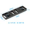 CAMVATE Multi-Function Mounting Plate + Camera Clamp Mount + 1/4"-20 Male to 5/8"-27 Female view 3