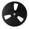 1/4 7 Inch Empty Tape Reel Aluminum Alloy 3 Hole Opening Machine Part Opener Empty Plate for TEAC (Black) view 1