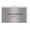 Projector Screen Simple Anti-Light Curtains 16: 9 Portable Home 3D HD Digital Pojector Curtain Projection Screen (Size : 100 inch) view 2