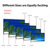 Projector Screen Simple Anti-Light Curtains 16: 9 Portable Home 3D HD Digital Pojector Curtain Projection Screen (Size : 100 inch) view 3