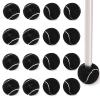 Hiceeden 24 Pcs Precut Tennis Balls for Walkers, Heavy Duty Glide Balls, Long Lasting for Chair, Desk, Furniture Legs, Floor Protection (Black) view 1