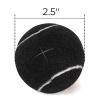 Hiceeden 24 Pcs Precut Tennis Balls for Walkers, Heavy Duty Glide Balls, Long Lasting for Chair, Desk, Furniture Legs, Floor Protection (Black) view 2