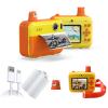 CatXQ Instant Film Cameras for Kids, HD Dual Lens Kids Video Cameras Instant with Print Film & 32GB SD Card,Portable Selfie Camera for 3-12 Year Old,Christams Birthday Gifts for Girls Boys - Yellow view 1