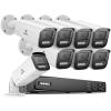 ANNKE Security Camera System PoE, 16CH H.265+ 12MP NVR, 8X 4K Bullet Security IP Cams with Two-Way Audio, 2.8mm-12mm Lens, 4X Optical Zoom, Smart Color Night Vision, AI Motion Detection, NO HDD view 1