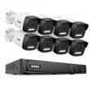 ANNKE PoE Security Camera System, 16CH 12MP NVR, 8X 4K Wired Bullet IP Cameras with Smart Dual Light Color Night Vision, Built-in Mic, AI Human/Vehicle Detection, NO HDD Included, Work with Alexa view 1
