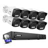 ANNKE PoE Security Camera System, 16CH 12MP NVR, 8X 4K Wired Bullet IP Cameras with Smart Dual Light Color Night Vision, Built-in Mic, AI Human/Vehicle Detection, 3TB HDD Included, Work with Alexa view 1