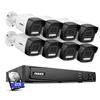 ANNKE PoE Security Camera System, 16CH 12MP NVR, 8X 4K Wired Bullet IP Cameras with Smart Dual Light Color Night Vision, Built-in Mic, AI Human/Vehicle Detection, 4TB HDD Included, Work with Alexa view 1