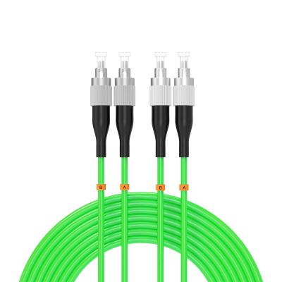 Buacoz fc to fc Fiber Patch Cable om3 10GB/Gigabit Multimode Duplex Jumper MMF 50/125m LSZH Fiber Optic Cord,5Meters/16.5ft