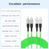 Buacoz fc to fc Fiber Patch Cable om3 10GB/Gigabit Multimode Duplex Jumper MMF 50/125m LSZH Fiber Optic Cord,5Meters/16.5ft view 2