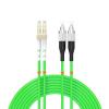 Buacoz lc to fc Fiber Patch Cable om3 10GB/Gigabit Multimode Duplex Jumper MMF 50/125m LSZH Fiber Optic Cord,8Meters/26.2ft,Green view 1
