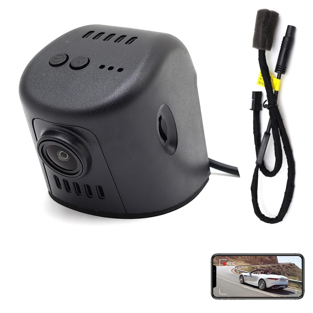 AutoBora Car Video Recorder Night Vision UHD 4K 2160P DVR Dash Cam Camera for Porsche Panamera Cayenne Carrera Taycan 971 911 992 9Y0 (No SD Card, Front 4K 2160P)