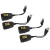 Respicefinem Adapter Transmitter 1898 4pcs Video Transmitter Anti Thunder Power balun rj45 2in1hdcvi tvi ahd cvbs 2~8mp Transmitter view 3