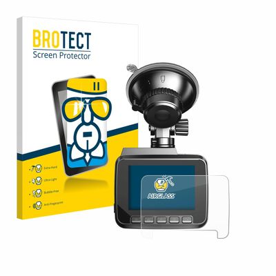 brotect Glass Screen Protector Film Compatible with Azdome IT-G63D - Glass-Foil 9H Protection [Scratch Resistant, High Clarity]