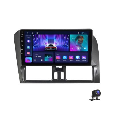 Plusfish 9 Inch Android 13 Car Stereo for Volvo XC60 2008~2017 Touch Screen Car Radio Bluetooth Wireless Carplay Android Auto Multimedia Navigation with RDS DSP FM Radio,M100cp 4core 1g+32g