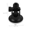 ARTIBETTER 2Pcs Dash Cam Mount Holder Suction Cup Camera Mount Car Dash Cam Holder with Suction Cup Design Black view 2