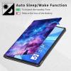 Case for 6.8" Kindle Paperwhite (11th Generation-2021/2023/2024), Slim PU Leather Adjustable Stand Smart Kindle Cover, with Auto Wake/Sleep for Kindle Paperwhite Signature Edition, Starry Cat view 4