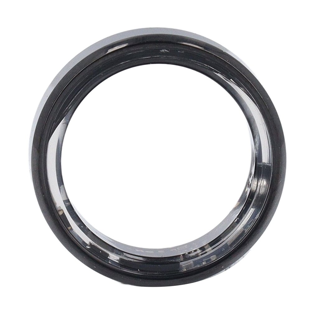 Dpofirs Smart Health Ring, Motion Monitoring, Energy Saving, IP68, Gift Option, for Android iOS, for JYouPro (Black)