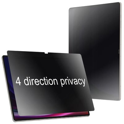 BWEDXEZ 360 Degree Matte Privacy Screen Protector for Samsung Galaxy Tab S11 Ultra /S10 Ultra /S9 Ultra/ S8 Ultra Anti-Glare Anti-Spy 4 Sides Anti-Peeping Soft Film 14.6 inch