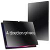 BWEDXEZ 360 Degree Matte Privacy Screen Protector for Samsung Galaxy Tab S11 Ultra /S10 Ultra /S9 Ultra/ S8 Ultra Anti-Glare Anti-Spy 4 Sides Anti-Peeping Soft Film 14.6 inch view 1