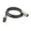 BOUUNCIY 9.84 ft GX16 4 Pin Male to Female Head Aviation Cordset, GX16 4Pins Female to Male Connector Electrical Cable Panel Mount Circular Metal Aviation Adapter Cordset for Ships 20AWG (3meter) view 1