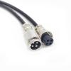 BOUUNCIY 9.84 ft GX16 4 Pin Male to Female Head Aviation Cordset, GX16 4Pins Female to Male Connector Electrical Cable Panel Mount Circular Metal Aviation Adapter Cordset for Ships 20AWG (3meter) view 2