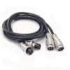 BOUUNCIY 9.84 ft GX16 4 Pin Male to Female Head Aviation Cordset, GX16 4Pins Female to Male Connector Electrical Cable Panel Mount Circular Metal Aviation Adapter Cordset for Ships 20AWG (3meter) view 4