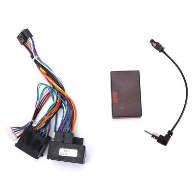 Keenso Audio Stereo Wiring Harness, Car Power Cable with Canbus Box Replacement for F30/F10/X5/E46/E39/E53, Keensoaq3u07hg2w