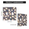 2-Gang Toggle Switch Wall Plates Funny Pug Pattern Printing Double Toggle Electrical Faceplate Double Gang Toggle Light Switch Covers Impact Resistant Polycarbonate Standard Size 4.5 X 4.5 view 4