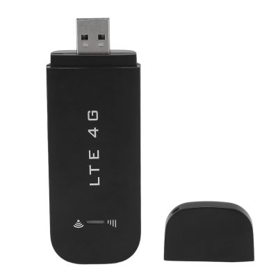 4G Network Portable Hotspot, Support 10 Devices Plug and Play LTE Router Micro Card Slot, for Asia, Southeast Asia, Africa, Middle Eastern (Black)