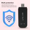 4G Network Portable Hotspot, Support 10 Devices Plug and Play LTE Router Micro Card Slot, for Asia, Southeast Asia, Africa, Middle Eastern (Black) view 2