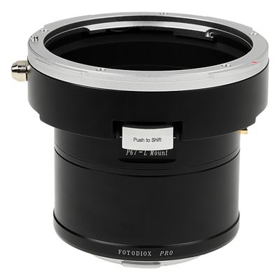 Fotodiox Pro Lens Mount Shift Adapter - Compatible with Pentax 6x7 (P67, PK67) Mount SLR Lens to L Mount Alliance Mirrorless Cameras