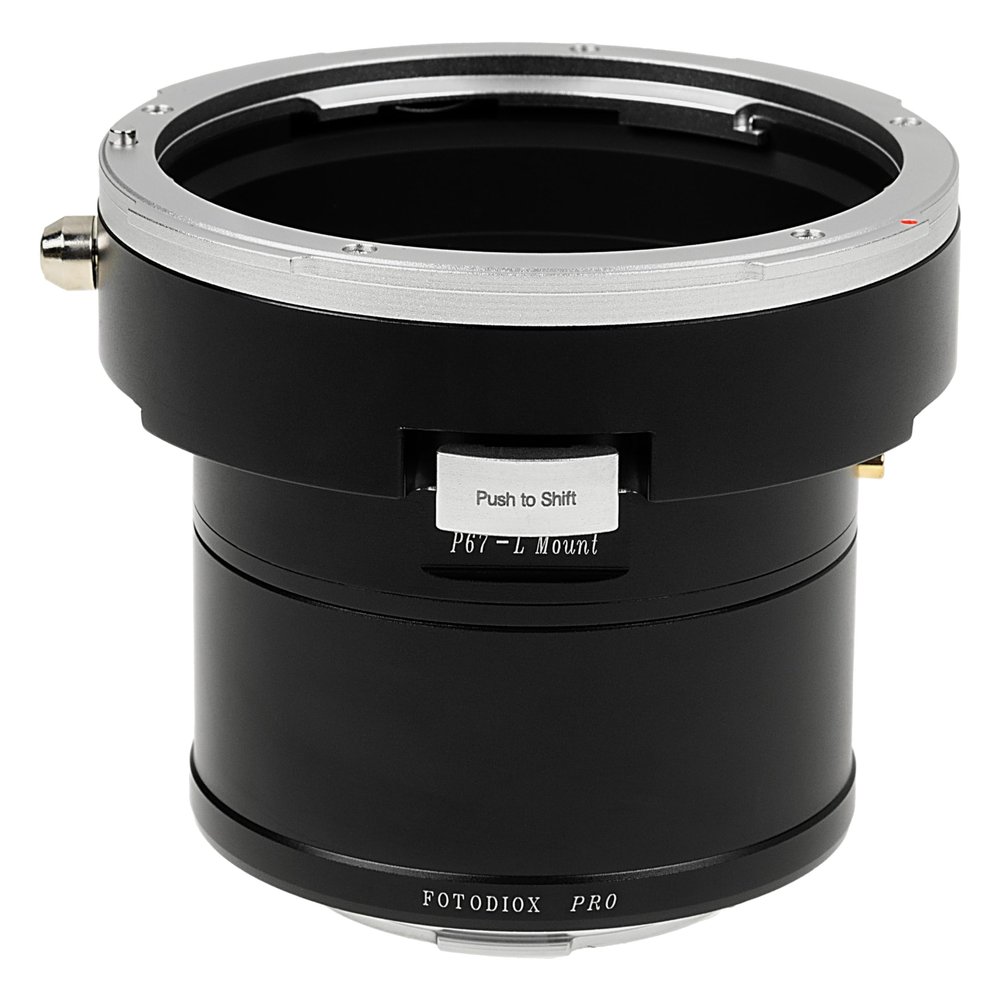 Fotodiox Pro Lens Mount Shift Adapter - Compatible with Pentax 6x7 (P67, PK67) Mount SLR Lens to L Mount Alliance Mirrorless Cameras