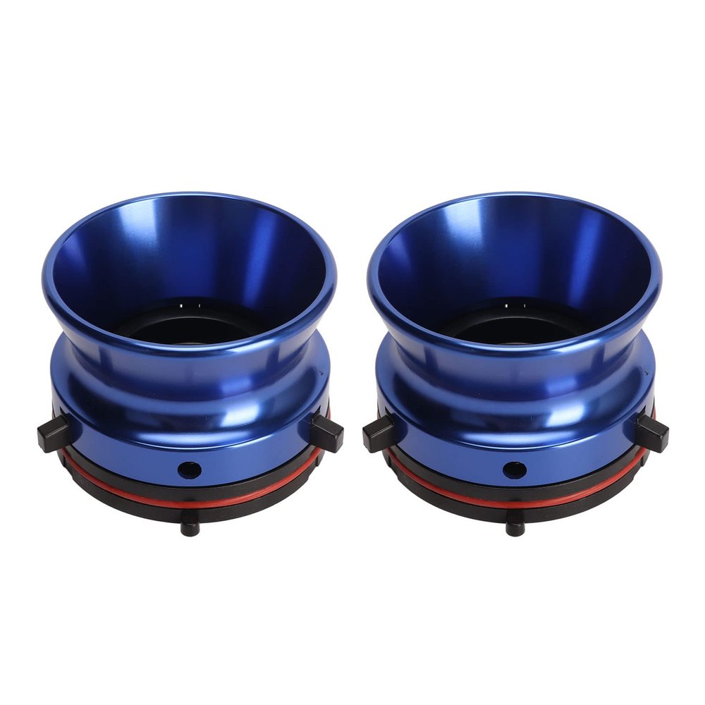 NAB Hub Adapters, 1 Pair Professional Polished Aluminum Alloy 10In Opener, Simple for for Akai for Teac, Reel to Reel Tape Recorder (Blue)