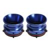 NAB Hub Adapters, 1 Pair Professional Polished Aluminum Alloy 10In Opener, Simple for for Akai for Teac, Reel to Reel Tape Recorder (Blue) view 1