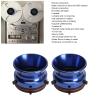 NAB Hub Adapters, 1 Pair Professional Polished Aluminum Alloy 10In Opener, Simple for for Akai for Teac, Reel to Reel Tape Recorder (Blue) view 2