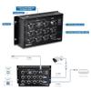 TRENDnet 10-Port Industrial EN 50155 M12 Gigabit PoE+ Railway Switch, TI-XPG102, IP40 Rated for Harsh Environments, NDAA + TAA Compliant, Black view 2