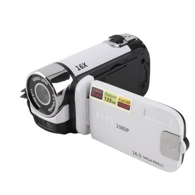 1080P 16MP DV Camera with 2.7' TFT, 16x Zoom Digital Video Camera, Rotatable, Anti Shake Vlogging Video Camera for Kids Teens Beginners (Red) (-2214240042512)