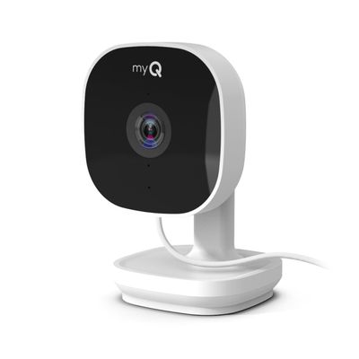 Chamberlain myQ Smart Indoor Security Camera  1080p HD Video, Night Vision, Motion Detection, Wi-Fi, Two-Way Audio, Smartphone Control