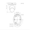 DirectNine Basics 1080p Motion Detection Black and White Metal Outdoor Security Camera Turret with AI and AcuPick, NIU-EA80D1-AW28 view 3