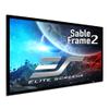 Elite Screens Sable Frame 2 Series, 165-inch Diagonal 16:9, Active 3D 4K Ultra HD Ready Fixed Frame Home Theater Movie Office Presentations Indoor Front Projection Projector Screen, ER165WH2, Black view 1