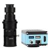 Microscope Accessories Kit 4K 2K 8.3MP HDMI USB3.0 Gigabit Network Industrial Measurement Digital Video Microscope C mount Camera For Phone PBC IC Repair Microscope Slides ( Color : With 200x lens ) view 1