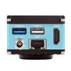 Microscope Accessories Kit 4K 2K 8.3MP HDMI USB3.0 Gigabit Network Industrial Measurement Digital Video Microscope C mount Camera For Phone PBC IC Repair Microscope Slides ( Color : With 200x lens ) view 2