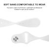 Meliya Silicone Bands Compatible with Fitbit Versa 2 Bands Women Men, Classic Adjustable Sport Replacement Wristbands for Fitbit Versa 2/1 / Lite/SE (White) view 3