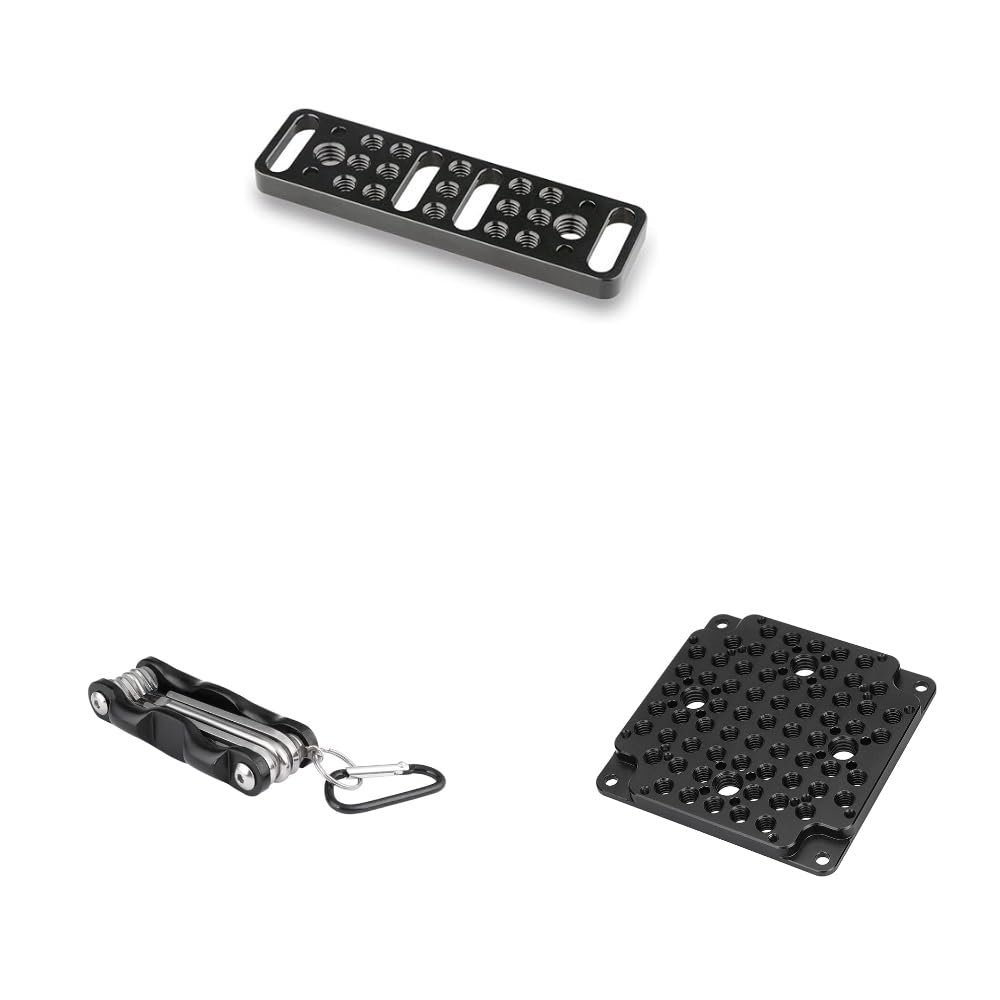 CAMVATE Multi-Function Mounting Plate + Camera Cheese Mounting Plate + Folding Screwdriver Tool Kit