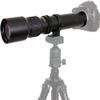 High-Power 500mm/1000mm f/8 Manual Telephoto Lens + 60" Tripod + Filter Kit + Backpack Compatible with Canon EOS RF Mount R RP R3 R5 R6 Ra R7 R10 Mirrorless Camera Zoom Lenses view 2