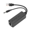 DC48V to DC12V Power POE Splitter Adapter Injector Module Lightningproof for Black,Wire and Cable view 1