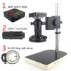 JOEBO Microscope Kit 38MP Industrial Digital Microscope Camera, 130X Lens 56 LED Ring Light Lamp Microscope Lens Adapters (Color : New 60FPS-HDMI) view 2