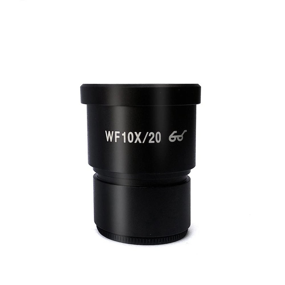 Microscope Kit WF10X 20mm Microscope Eyepiece Microscope Lens Accessories, Wide Angle High Eye-Point Eyepiece with Cross Reticle Scale 30/30.5mm Microscope Lens Adapters (Color : 30.5mm Without Scale